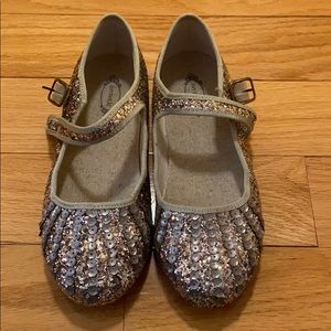 Joyfolie Confetti Silver Gold Glitter Sequin Flats
